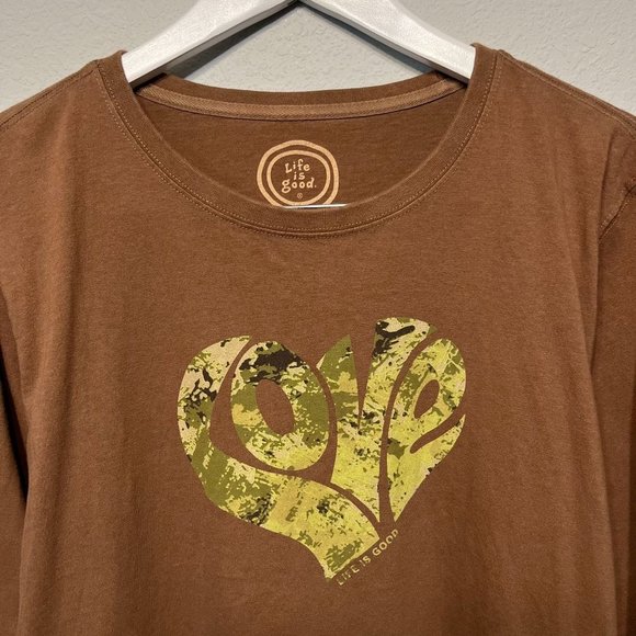 Life Is Good Women's Love Long Sleeve Tee Shirt XL - Picture 4 of 4